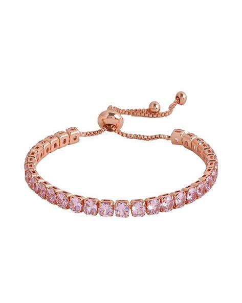 Mania Anti Tarnish Rose Gold Cubic Zircon Bracelet