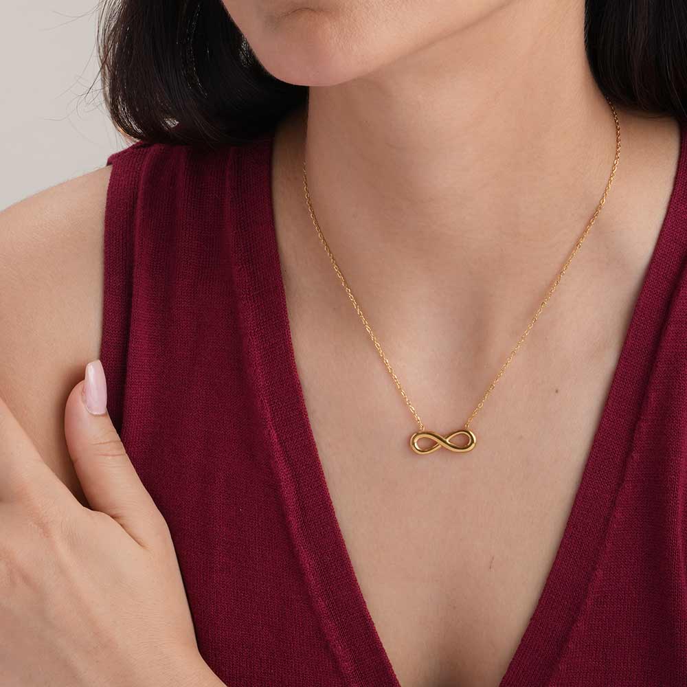 Mania Anti Tarnish Infinity Necklace