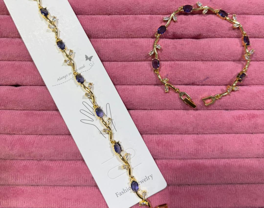 Premium Purple Stone  Bracelet