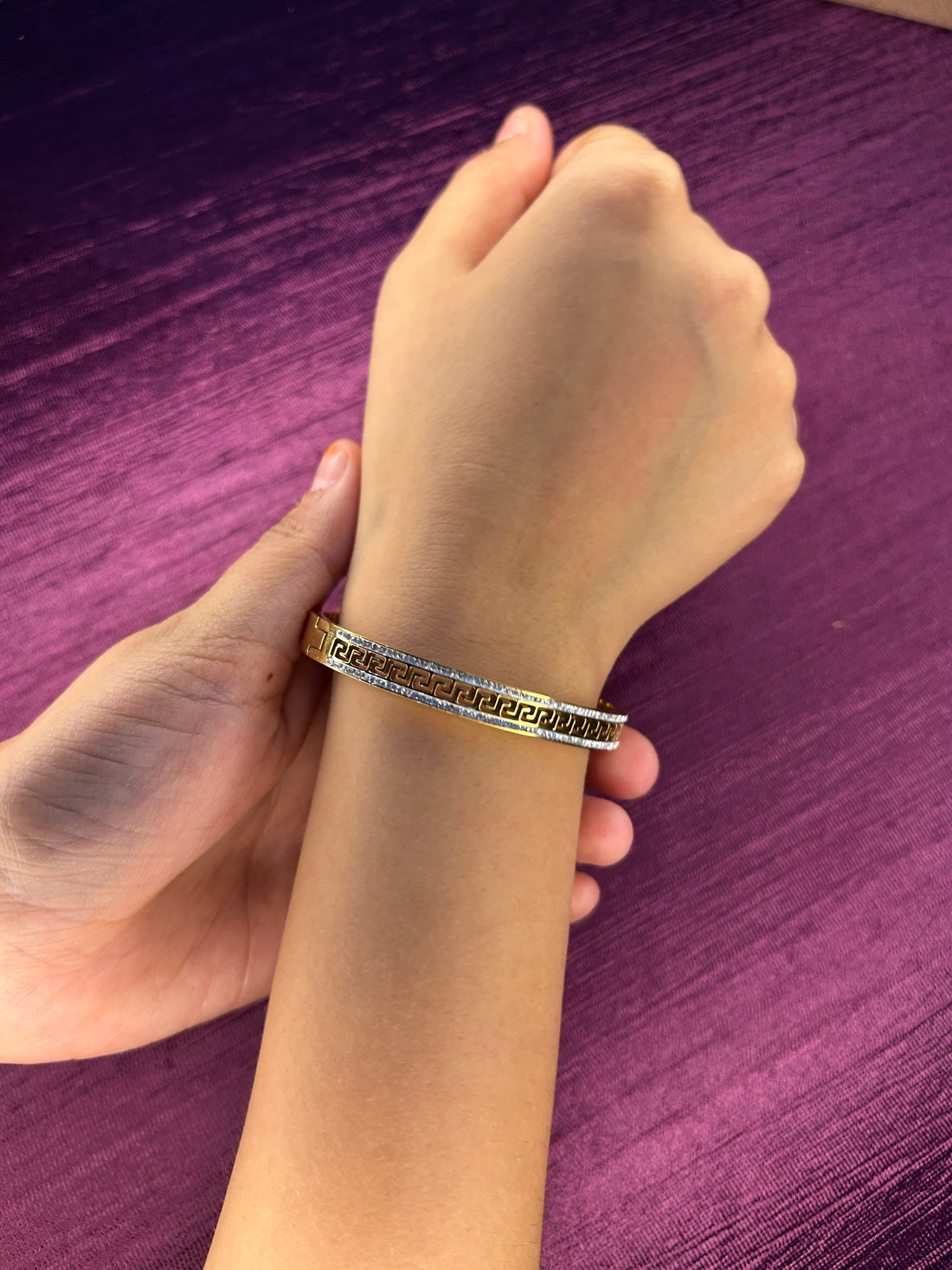 Greek Key Design Bracelet