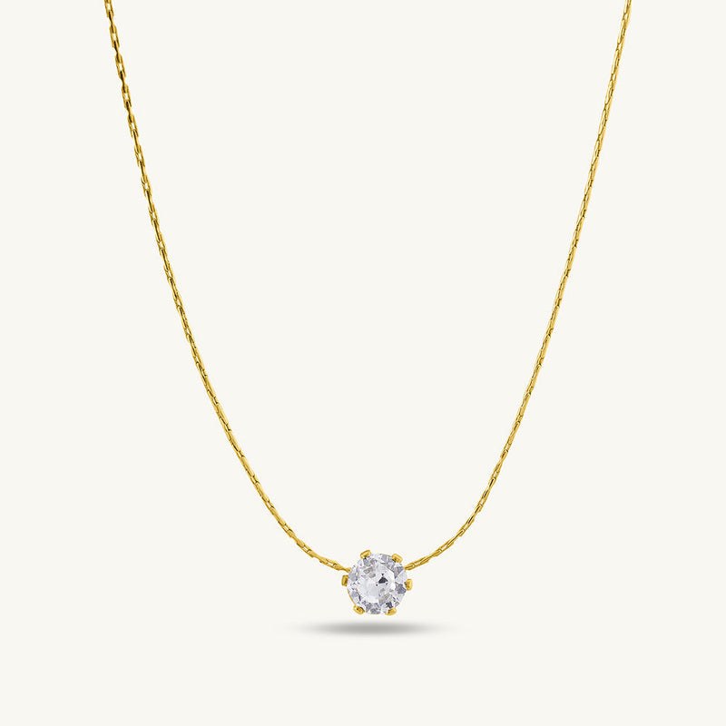 Mania Anti Tarnish Chain with Stone Pendant
