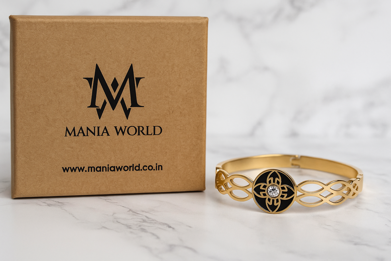 Mania Anti Tarnish Gold Plated Bracelet